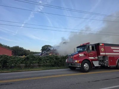 Crews extinguish barn fire in Conewango Valley